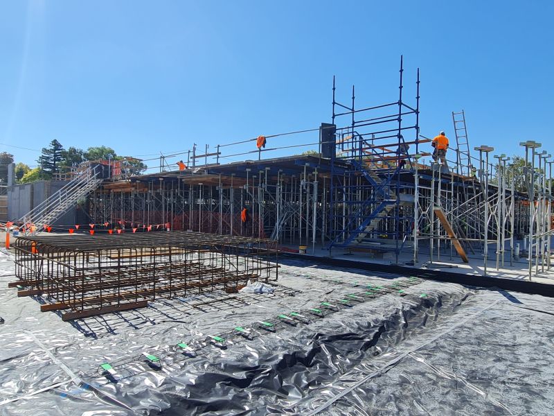 Level 2 Suspended Slab preparation